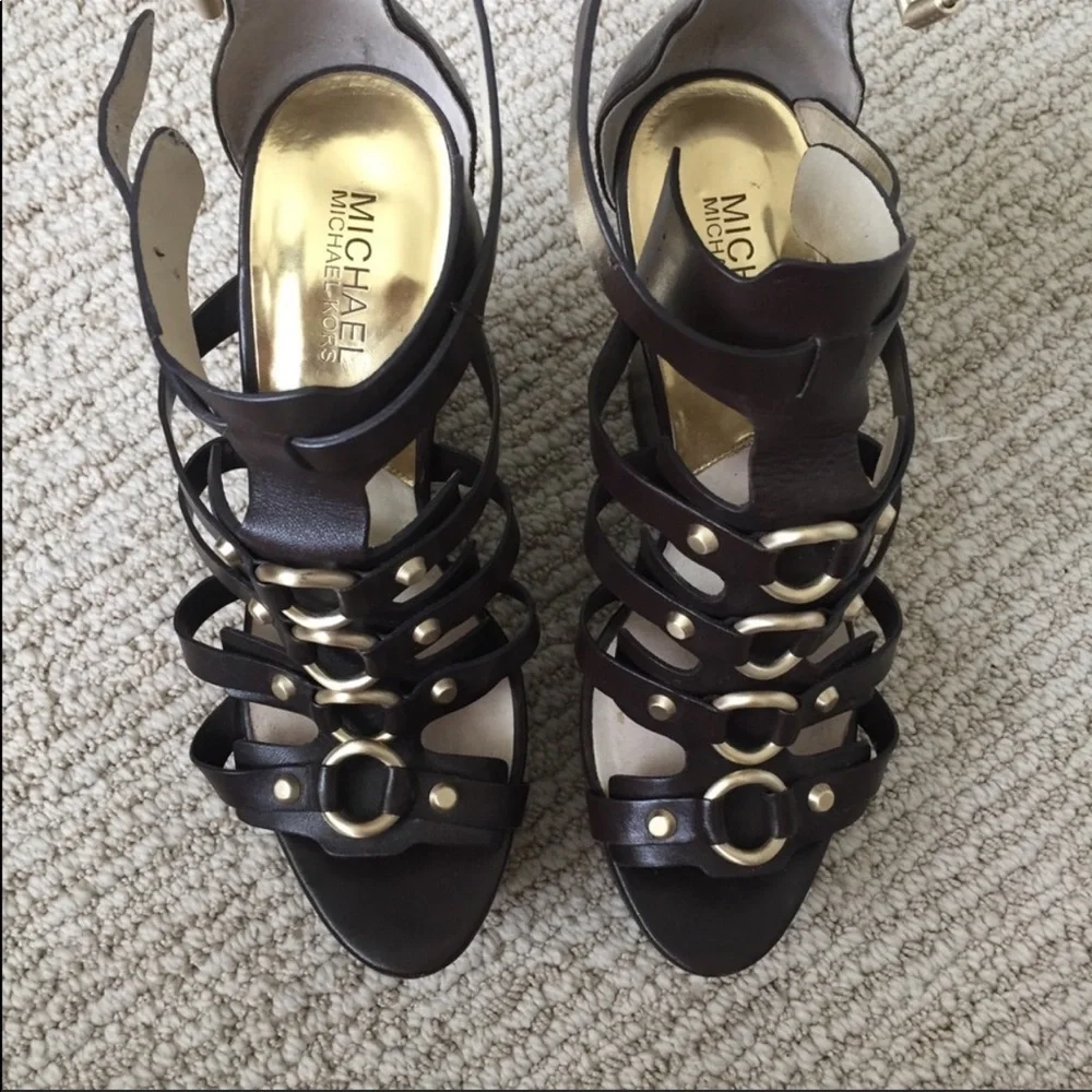 Micheal Kors Nadine platform wedge sandal - Picture 2 of 6